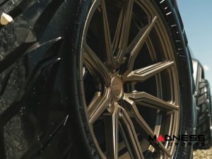 Jeep Gladiator Custom Wheels - HF-3 by Vossen - Satin Bronze